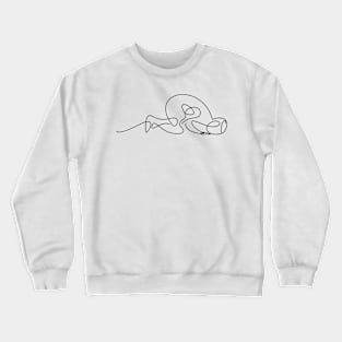 Line Art Crewneck Sweatshirt